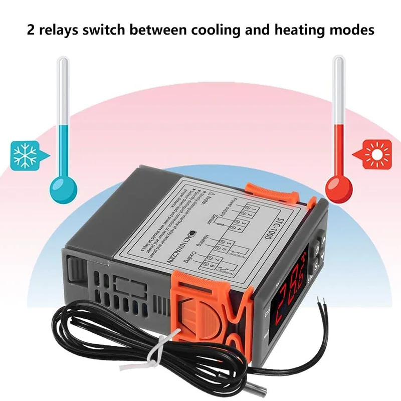 Lab Incubator - STC-1000 Slimme temperatuurregelaar LED digitale thermostaat