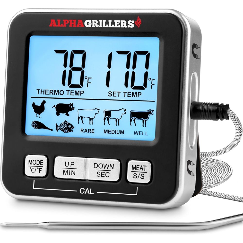 Thermometer Digital - Digitale keukenoventhermometer voor het koken van