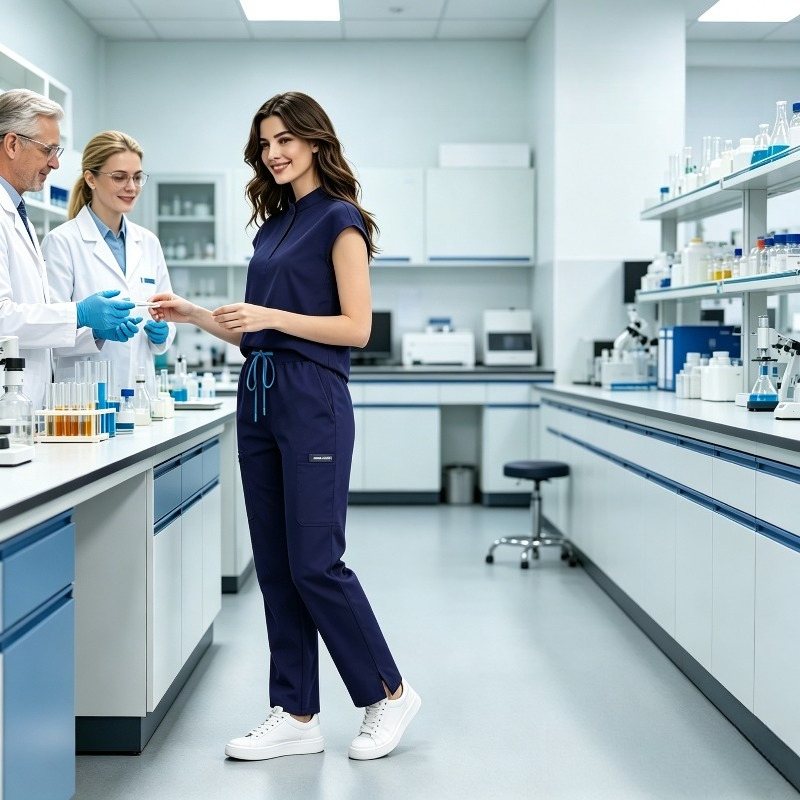 Medical Gloves - Opstaande kraag, grote manchetten, geborstelde handschoenen,