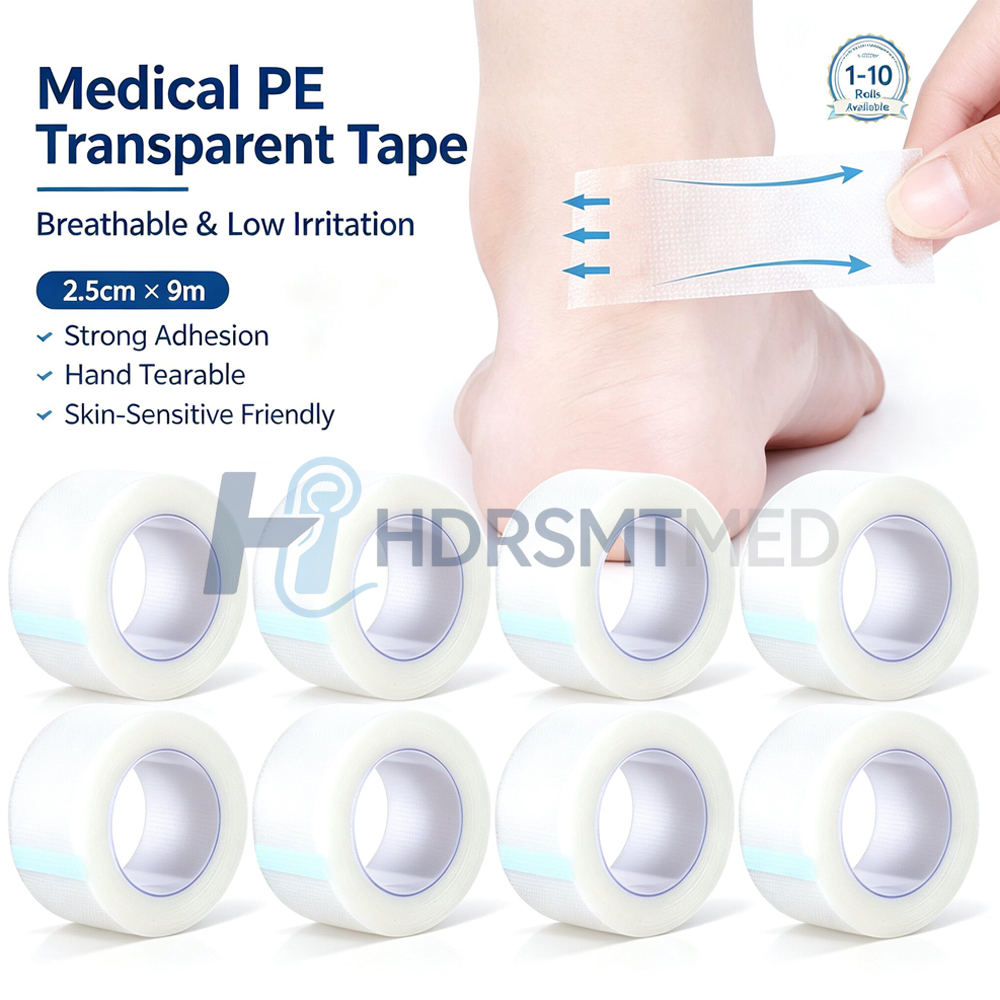 Medical Tape - 1-10 Roll Transparante Medische Tape, Adhesief