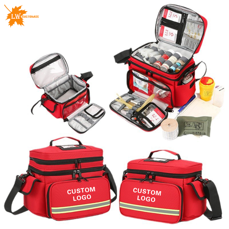 First Aid Kit - EHBO-kit met logo, waterdicht, draagbaar noodpakket,