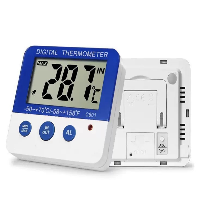 Thermometer Digital - LCD-display digitale koelkastthermometer met alarm en