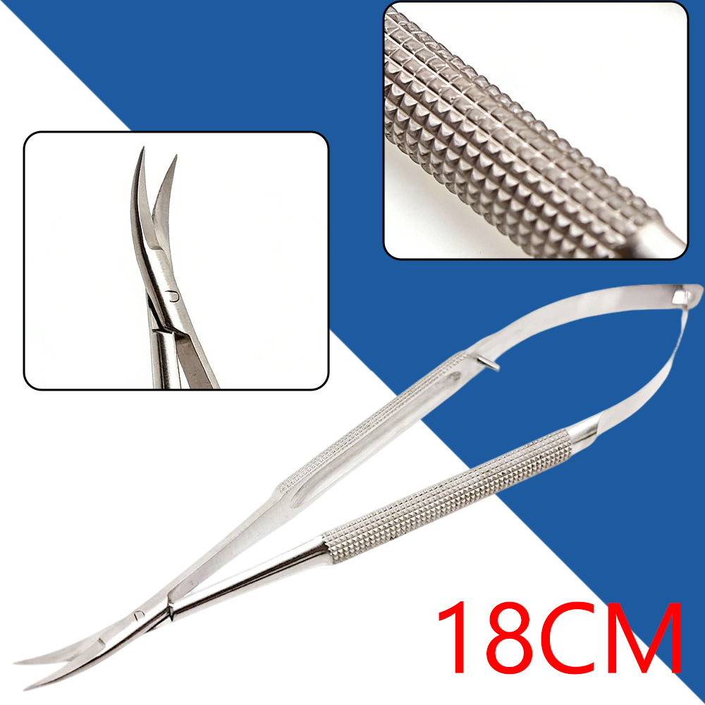 Medical Scissors - Roestvrijstalen micro Castroviejo-stijl oogheelkundige schaar, chirurgisch