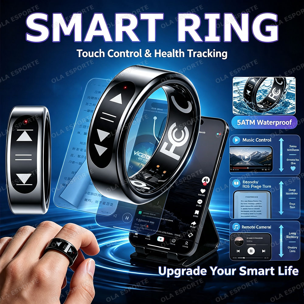 Blood Pressure Monitor - Nieuwe Touch Control Smart Ring voor