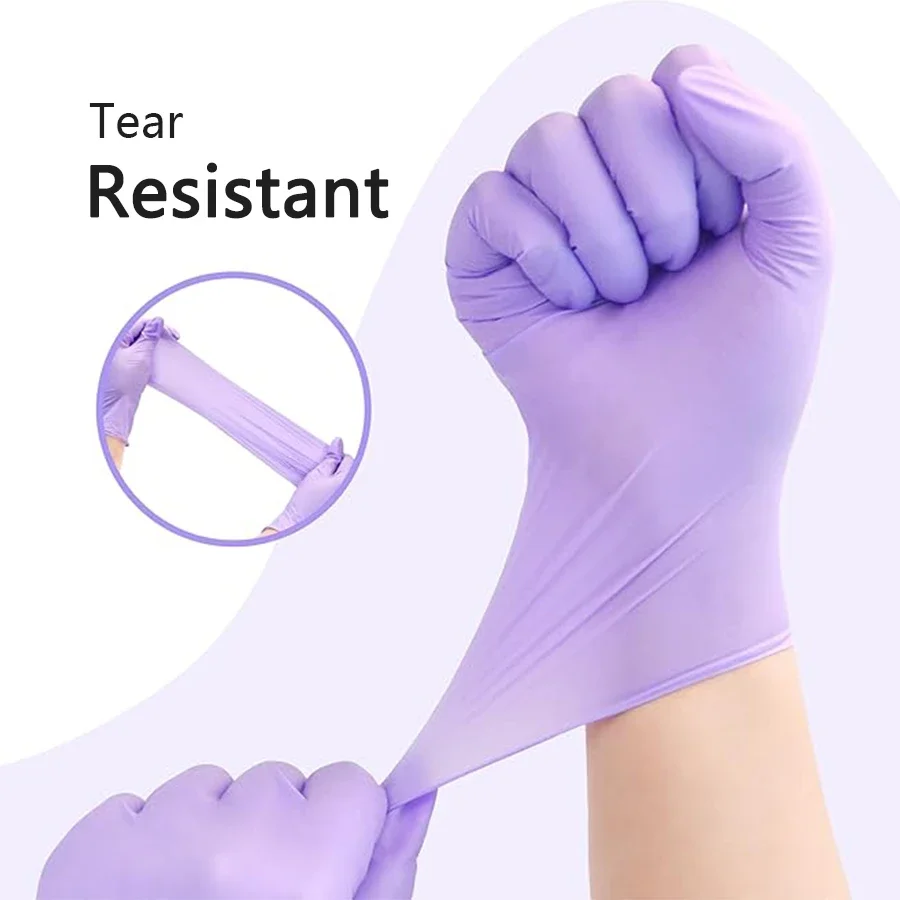 10-100 stuks wegwerp paarse ni - Medical Gloves recensie en prijs
