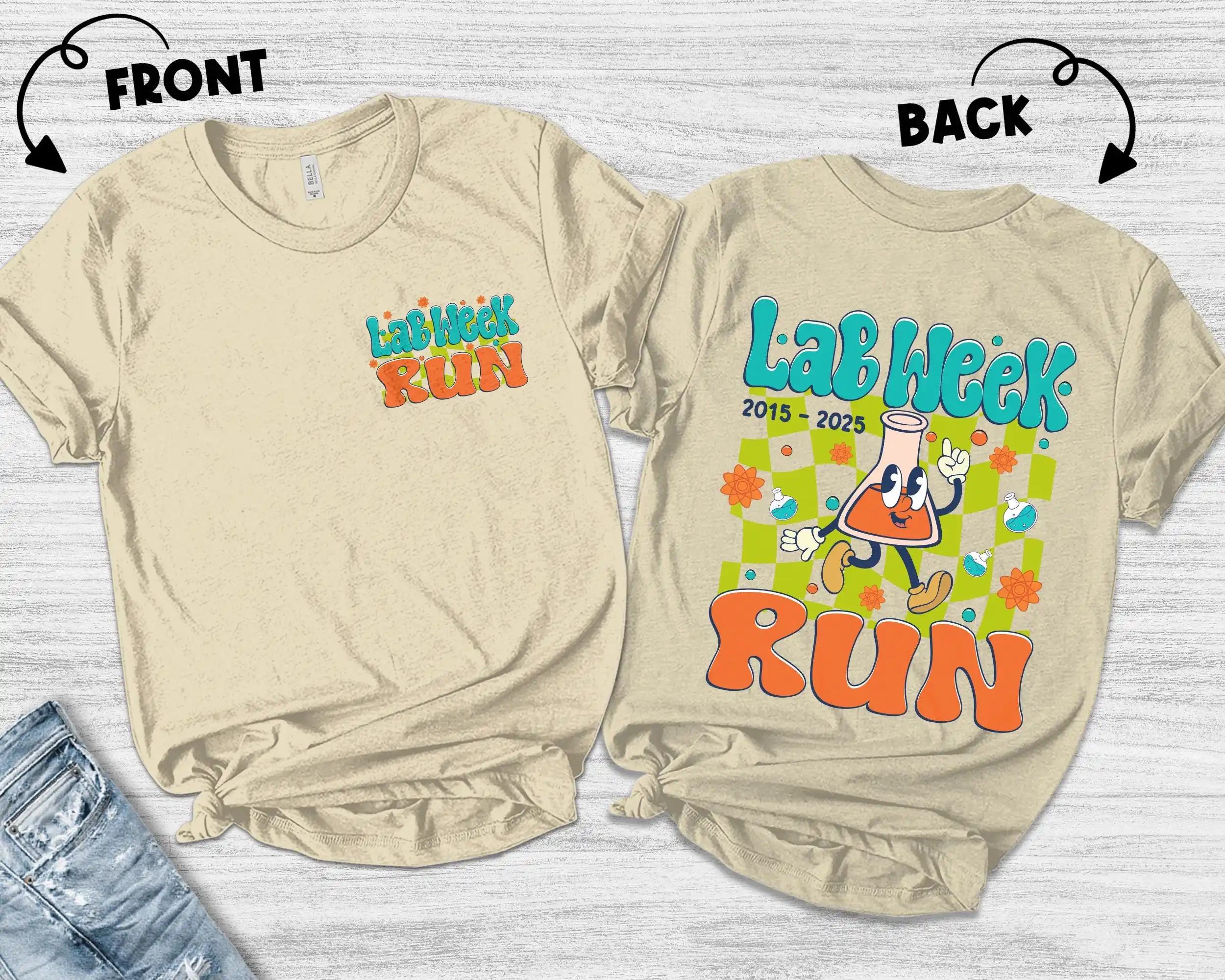 Retro Lab Week 2025 T-shirt Ru - Medical Lab Week 2025 recensie en prijs