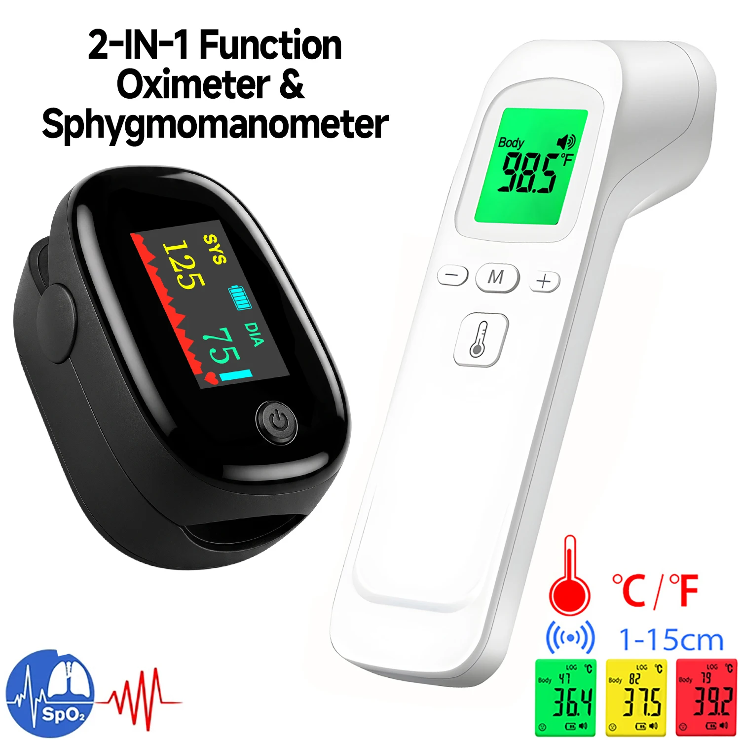 Lichaamstemperatuurmeter met i - Pulse Oximeter recensie en prijs