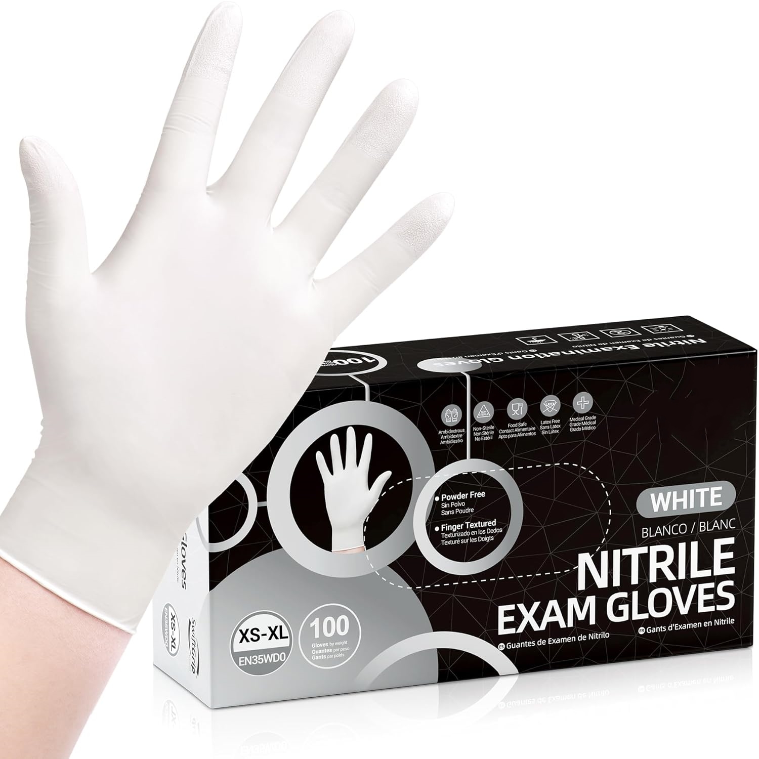 100 stuks wegwerp nitril hands - Medical Gloves recensie en prijs