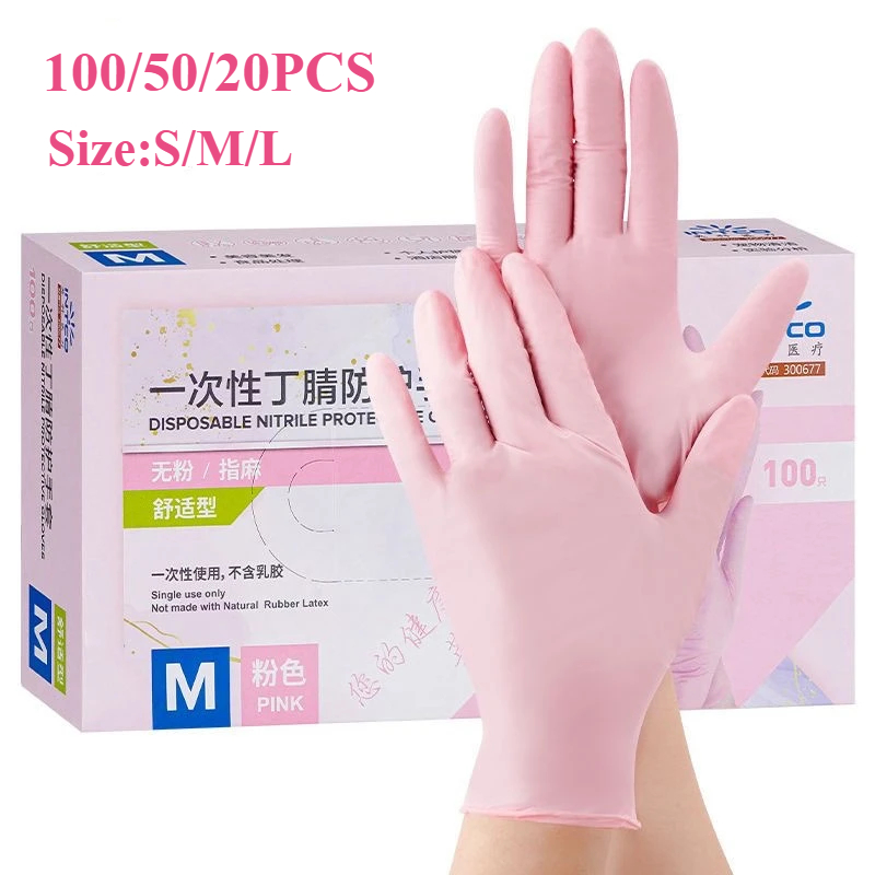 20/50/100PCS Roze Nitril Hands - Medical Gloves recensie en prijs