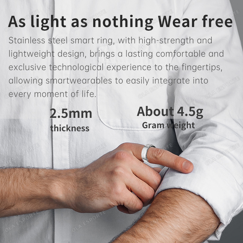 Roestvrijstalen slimme ring, w - Blood Pressure Monitor recensie en prijs