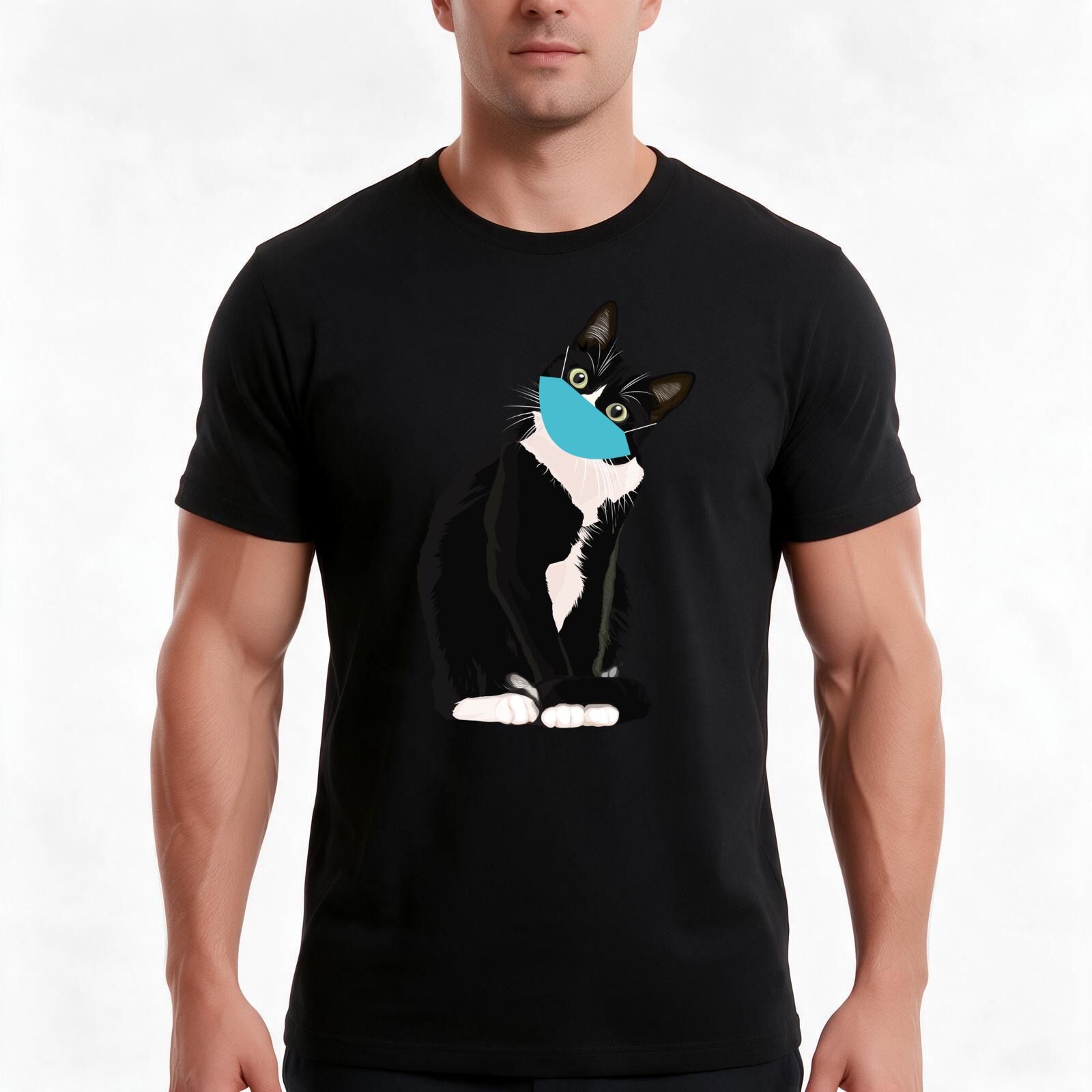 Schattig T-shirt met een kat d - Surgical Mask recensie en prijs