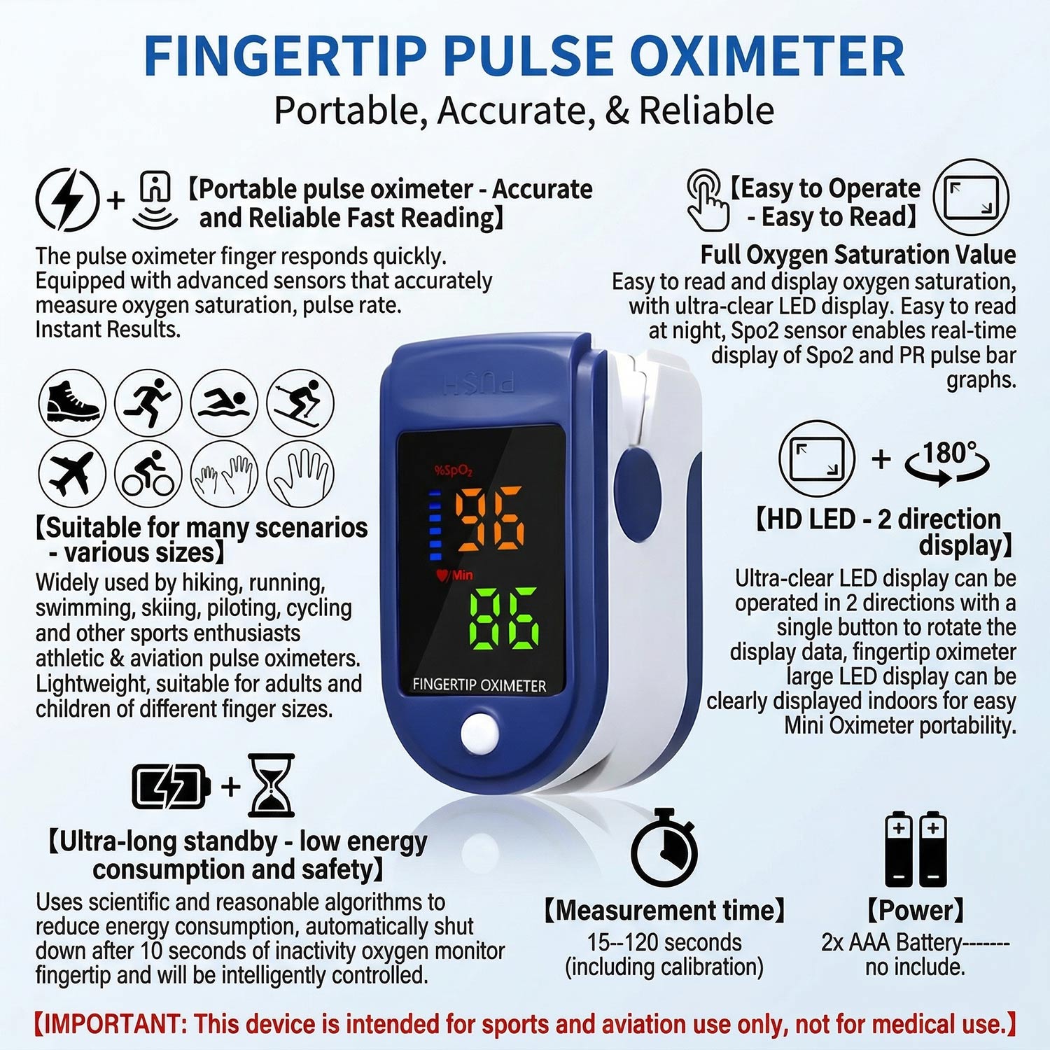 Medische voorhoofdthermometer, - Pulse Oximeter recensie en prijs